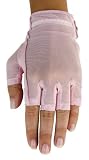 Solar Tan Half Glove (Pink Ribbon) Size Medium