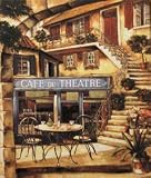 French Boulevard Acrylic on Stretched Canvas - Café du Theatre