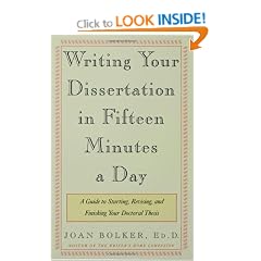 Writing Your Dissertation in Fifteen Minutes a Day