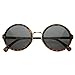 zeroUV - Vintage Inspired Classic Round Circle Sunglasses w/ Metal Bridge