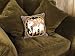 Good Luck Housewarming Gift Idea Her Him - 16" Burmese Elephant Decorative Oriental Throw Pillow