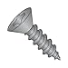 #12 x 1 1/2" Type A Self-Tapping Screws/Phillips/Flat Head/18-8 Stainless Steel/Black Oxide (Carton: 1,000 pcs)