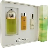 Pasha De Cartier By Cartier For Men. Set-edt Spray 3.4 oz & Revitalizing Facial Skincare .5 oz & All Over Shampoo 1.6 oz