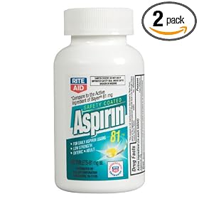 Rite Aid Aspirin, Low Strength 81 mg Tablets, 500 ct.