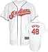 Travis Hafner Jersey: Adult 2010 Majestic Home White Replica #48 Cleveland Indians Jersey