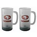San Francisco 49ers Frosted Mug (16-Ounce, Set of 2)