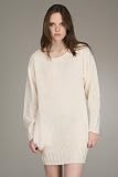 Diesel Black Gold Brancis Off White Sweater Dress