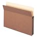 Smead File Pockets, Paper Gusset, Letter, Straight Cut, 1-3/4 Inches Expansion, Redrope, 25 per Box (73214)