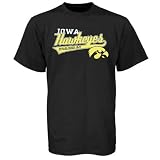 adidas Iowa Hawkeyes Black Youth Slant Script T-shirt