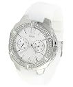 Guess #U10518L1 Women's Crystal Accented Multi Function 3 Dial Watch
