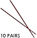 Chopsticks (10 Pair, Red)