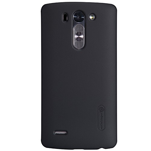 Nillkin HQ Shield Shell Case Skin Back Cover for Sprint LG G3 VIGOR, LG G3 Mini, LG G3s, LG G3 Beat - Retail Packaging (Black)