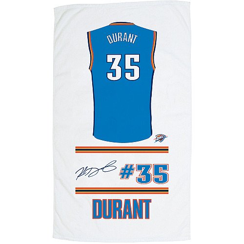 Pro Towel Sports Oklahoma City Thunder Kevin Durant Player Jersey Towel