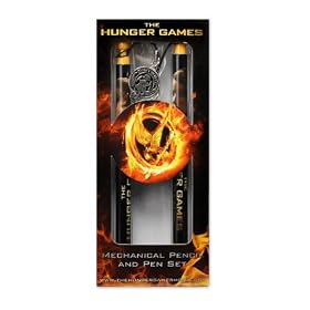 The Hunger Games Movie - Pen and Mechanical Pencil set "Katniss and Peeta District 12": Toys &amp; Games