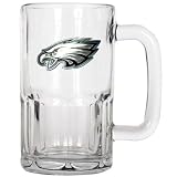 Philadelphia Eagles Large Glass Beer Mug