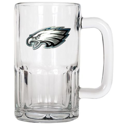 Philadelphia Eagles Large Glass Beer Mug