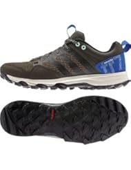 Sports: Adidas Outdoor Kanadia 7 Trail Running Sneaker Shoe - Umber/Black/Blue - Mens - 9.5 - Adidas