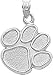 Sterling Silver Clemson University Charm Paw Print