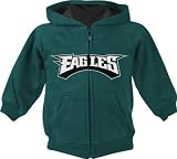 NFL Unisex Infant/Toddler Philadelphia Eagles Sportsman Zip Ft Fleece Hoodie - R14C4Q08 (Jade, 2T)