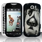HTC Mytouch 4g Slide Accessory - Ace of Spade Skull Design Protective Hard  ....