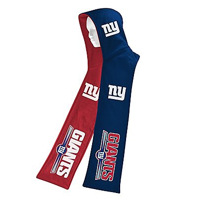 NFL New York Giants Hoodie Fleece Scarf