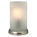 Uplight Lamp with Crackle Glass Shade