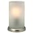 Uplight Lamp with Crackle Glass Shade