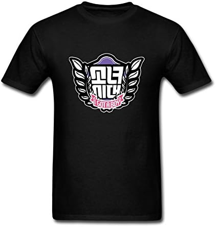 Nuodi Men Snsd I Got a Boy Logo Cool Short Sleeve T-shirt Black XXL