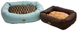 West Paw Patterned Upholstery Bumper Bed - Putty/Centric (Large)