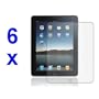 6 x New Durable Thin Reusable Screen Protector for Apple Ipad 2 with cleaning cloth