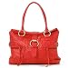 Apparel : Nina Raye Side Zippers Ostrich Leather Tote