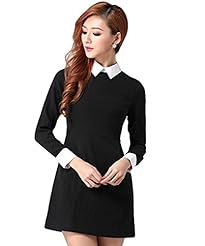 Petite Sexy Cotton Cocktail Long Sleeves Evening Dress/Prom Dress/Party Dress/Wedding Dress/Jumper 