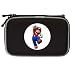 Nintendo DS Lite Black Carrying Case of Super Mario Jumping (Bros., 2, 3, Land, Super Mario World, All-Stars, 64, Sunshine, Galaxy, Kart)
