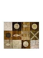 CM Creation Cuadro Madera Mar 60X80 Marrón