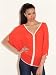 GUESS Zoey Half-Sleeve Tunic, HOT HOUSE/HOT SAND (SMALL)