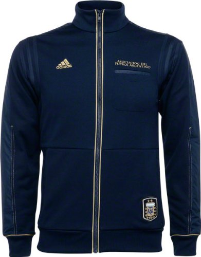 Argentina Soccer Navy adidas Soccer Track Jacket