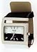 Ladies' White Black Rectangle Steel Case Trendy Design Fashion Girl White Black Leather Band Wrist Watch