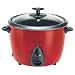 Kitchen & Housewares : Chef Pepin CH48245 20-Cup Rice Cooker with Glass Lid and Keep-Warm Function, Metallic Red