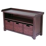 Storage Bench - Antique Walnut