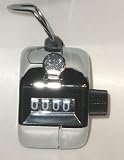 Four Digits Metal Hand Tally Counter, Clicker