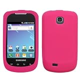 41j97WL98VL. SL160  Soft Gel Protector Skin Cover (Faceplate/Snap On) Rubber Cell Phone Case for Samsung Dart T499 T Mobile   Hot Pink