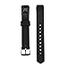 bayite Accessory Silicone Watch Bands with Watch Buckle for Fitbit Alta Black, 5.5 - 7.8 inches