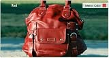 Namaste Red Laguna Knitting Tote Shoulder Bag Purse