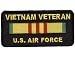 Vietnam Viet Nam Veteran Airforce USAF VET Biker Patch!