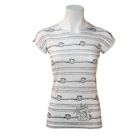 Split Knot-Ical Girls T-Shirt White