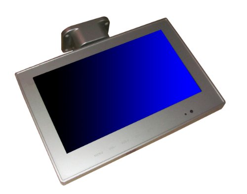 Visua 10.2″ Silver Under Cabinet Digital Flip Down Kitchen / Caravan / Motorhome TV