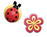 Bubblegum Garden Drawer Pulls Ladybug