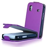 Accessory Master - Pourpre Housse étui coque cuir pour Samsung galaxy ACE S5830