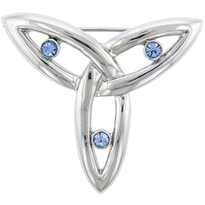 Celtic Triqueta Brooch Fashion Jewelry by 
