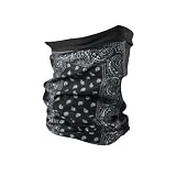 ZANheadgear Paisley 100 Percentage Polyester Motley Tube (Black)